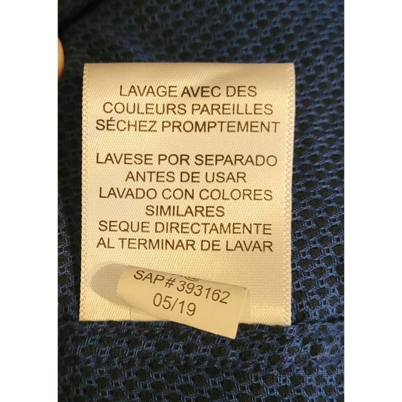 Ben Sherman Tailoring Dress Shirt Skinny Fit Blue Black Navy 15.5 34/35 EUC - Picture 5 of 5